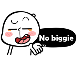 The daily words of mini PUCHU-English sticker #5315336