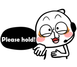 The daily words of mini PUCHU-English sticker #5315337