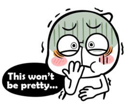 The daily words of mini PUCHU-English sticker #5315341