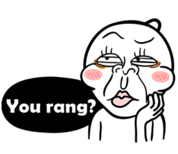 The daily words of mini PUCHU-English sticker #5315346