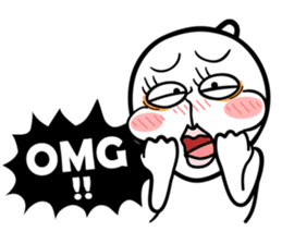 The daily words of mini PUCHU-English sticker #5315350