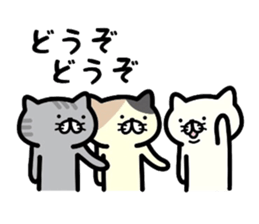 Cat communication. sticker #5315860