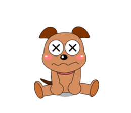 Always cheerful dog sticker #5315928