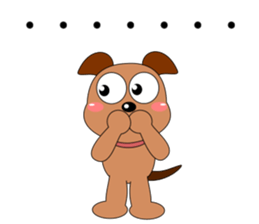 Always cheerful dog sticker #5315940