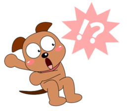 Always cheerful dog sticker #5315941