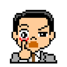 Pixel Art "Emotions of citizens" sticker #5317021