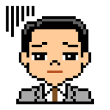 Pixel Art "Emotions of citizens" sticker #5317027