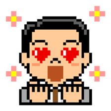 Pixel Art "Emotions of citizens" sticker #5317034