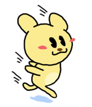 The Fortune Yellow Bear sticker #5317086