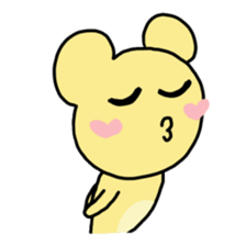 The Fortune Yellow Bear sticker #5317089