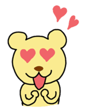 The Fortune Yellow Bear sticker #5317092