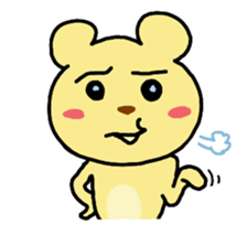 The Fortune Yellow Bear sticker #5317095