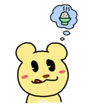 The Fortune Yellow Bear sticker #5317107