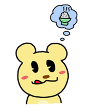 The Fortune Yellow Bear sticker #5317107