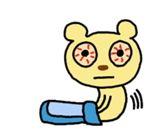 The Fortune Yellow Bear sticker #5317112