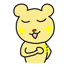 The Fortune Yellow Bear sticker #5317113