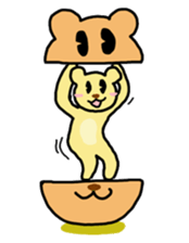 The Fortune Yellow Bear sticker #5317115