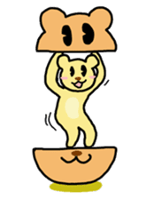 The Fortune Yellow Bear sticker #5317115
