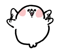 White baby seal01 sticker #5317571