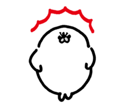 White baby seal01 sticker #5317573