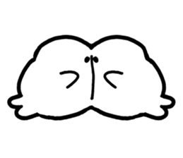 White baby seal01 sticker #5317580