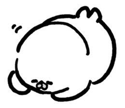 White baby seal01 sticker #5317581