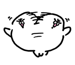 White baby seal01 sticker #5317587