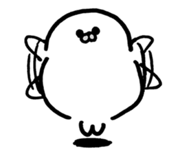 White baby seal01 sticker #5317597