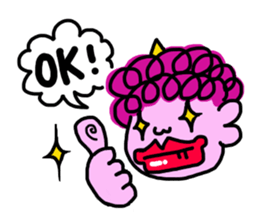 Peach demon sticker #5317804