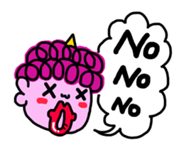 Peach demon sticker #5317805