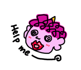 Peach demon sticker #5317807