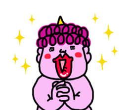 Peach demon sticker #5317812