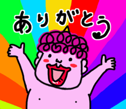 Peach demon sticker #5317813