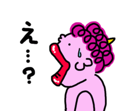 Peach demon sticker #5317822