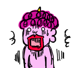 Peach demon sticker #5317839