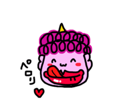 Peach demon sticker #5317842