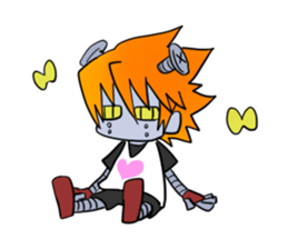 screw-robot sticker #5317844