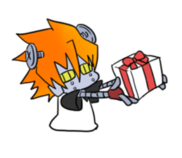 screw-robot sticker #5317846