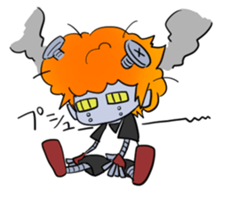 screw-robot sticker #5317850