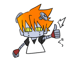 screw-robot sticker #5317855