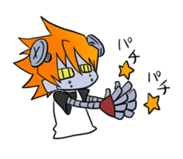 screw-robot sticker #5317858