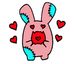 Rabbit monster sticker #5317900