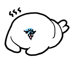 White baby seal02 sticker #5317981