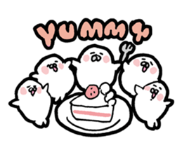 White baby seal02 sticker #5317982