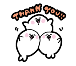 White baby seal02 sticker #5317984