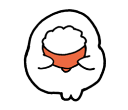 White baby seal02 sticker #5317987