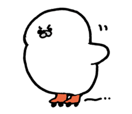 White baby seal02 sticker #5317992