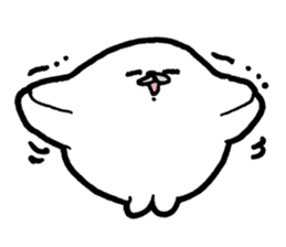 White baby seal02 sticker #5317997