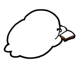 White baby seal02 sticker #5318005