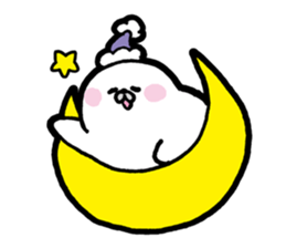 White baby seal02 sticker #5318007